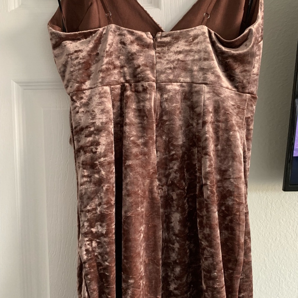 Velvet mini dress - Picture 4 of 4